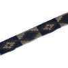 Pasek Skórzany Polo S Equestro, brown/navy/grey (Długość 100 cm)