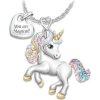 Naszyjnik Jednorożec Equipage, silver