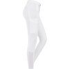 Bryczesy Micro ELT z lejem kolanowym, białe (Rozmiar 140)