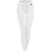 Bryczesy Micro ELT z lejem kolanowym, białe (Rozmiar 140)