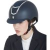Kask jeździecki Eclipse Stone Mat Equestro, navy/silver