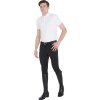 Spodnie jeździeckie Nestor Equestro, z chwytem kolanowym, męskie, czarne