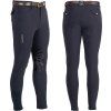 Bryczesy Hermes Equestro z gripem kolanowym, męskie, navy (Rozmiar 36)