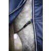 Derka Show Ready Horseware, z kapturem, navy/navy & silver (Długość pleców 115 cm)