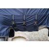 Derka Show Ready Horseware, z kapturem, navy/navy & silver (Długość pleców 115 cm)