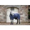 Derka Show Ready Horseware, z kapturem, navy/navy & silver (Długość pleców 115 cm)
