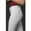 Bryczesy AmbitionFirst PresTeq, z silikonowym lejem, damskie, białe