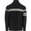 Sweter z golfem AA, unisex, czarny (Rozmiar L)