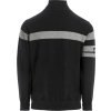 Sweter z golfem AA, unisex, czarny