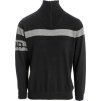 Sweter z golfem AA, unisex, czarny (Rozmiar L)