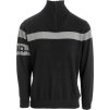 Sweter z golfem AA, unisex, czarny