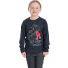 Bluzka Horseware, z długim rękawem, dziecięca, navy