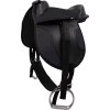 Siodło Shetland QHP, dziecięce, czarne