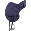 Pokrowiec na siodło QHP, odpowiedni do jazdy konnej, navy