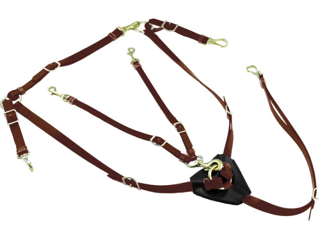 Poprsák Biothane Lakota, tmavohnedý