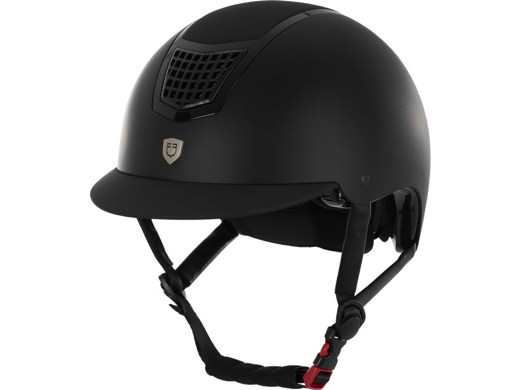 Prilba jazdecká Eclipse Plain Matt Equestro, čierna