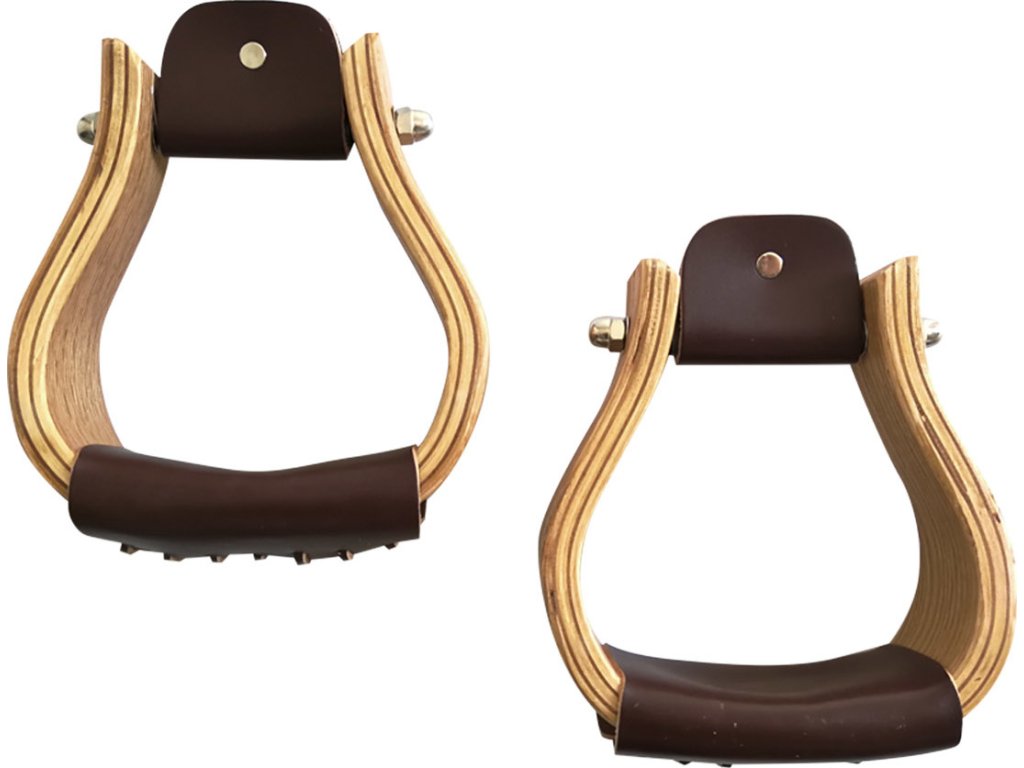 Strmene westernové Wood Pool's, pár, natural