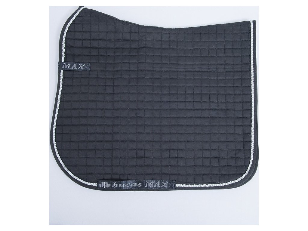 Dečka podsedlová Max Bucas, drezúrna, black/silver