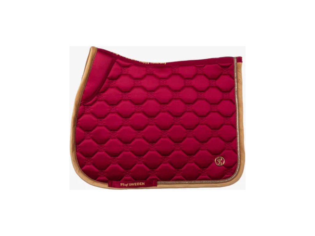 Dečka podsedlová Vintage Monogram PS of Sweden, skoková, midnight fuchsia