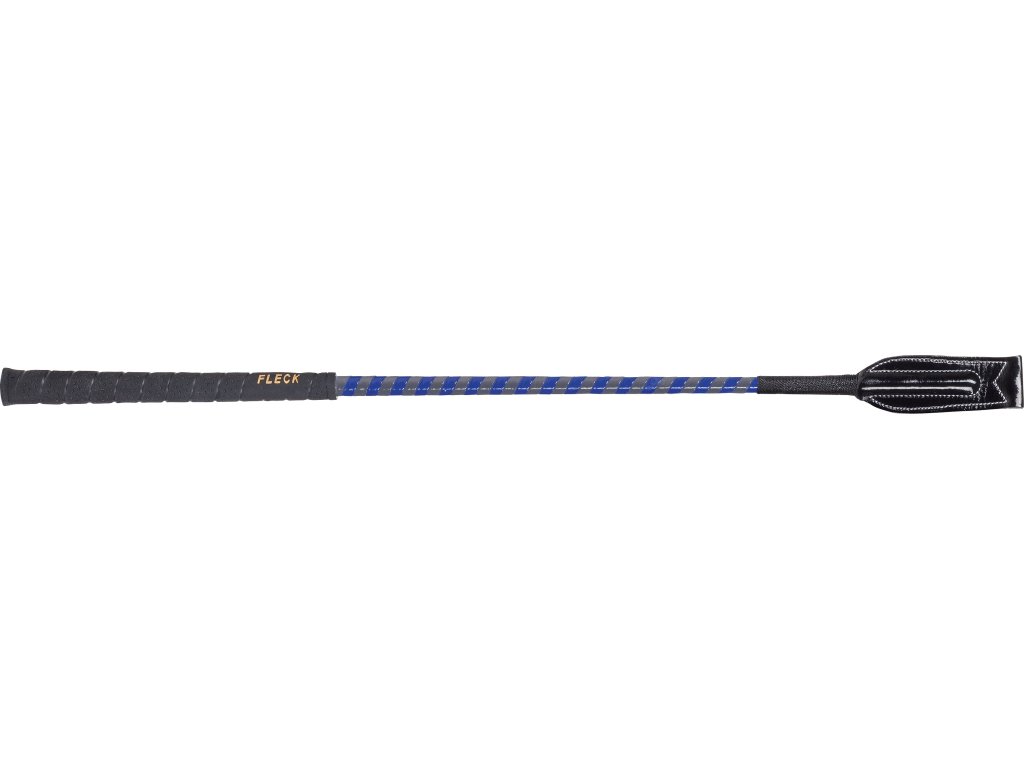 Bič skokový Lacquered Fleck, 55 cm, grey/azure