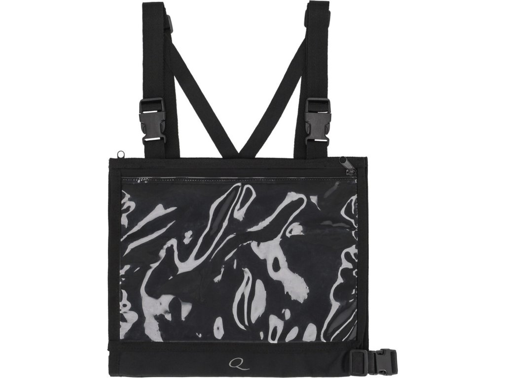 Puzdro na štartové číslo QHP, so zipsom, čierne