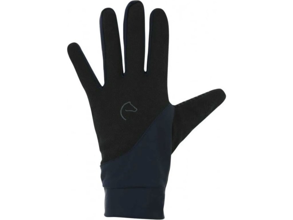 Rukavice jazdecké Knit Equithème, navy blue
