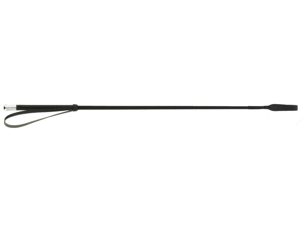 Bič skokový Fibreglass Whip&Go, 68 cm, čierny