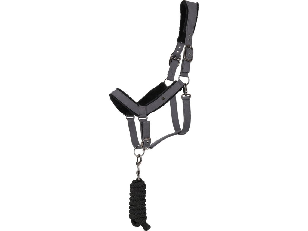 Set ohlávky s vodítkom Sensisoft QHP, grey