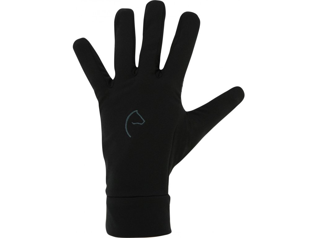 Rukavice jazdecké Fin Equithème, čierne