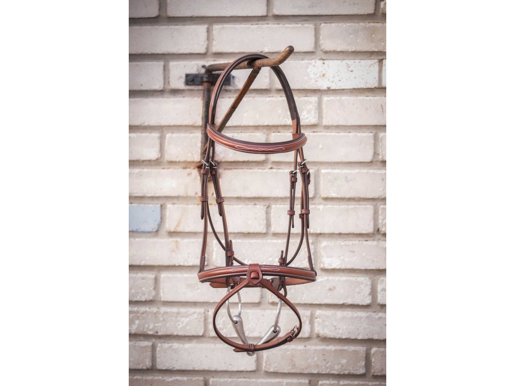 Uzdečka Hunter US Penelope, chestnut/havana