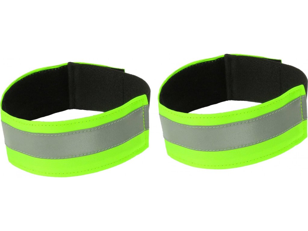 Pásik na ruku reflexný High Visibility Equithème, neon yellow