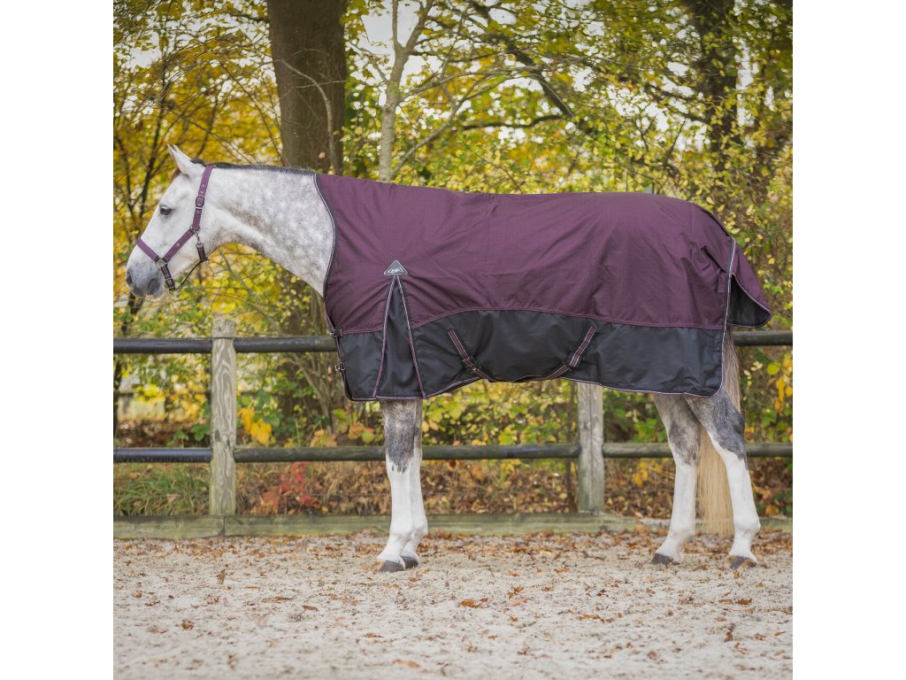 Deka výbehová QHP, s vyšším krkom, 150 g, wine red