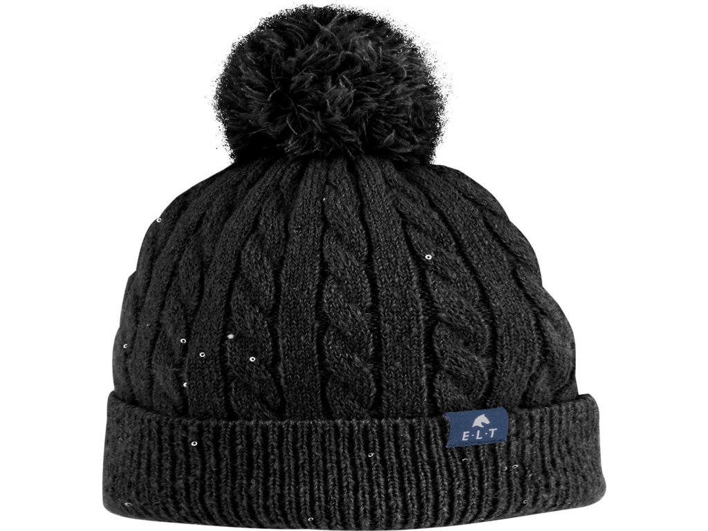 Čiapka zimná Rafela ELT, čierna