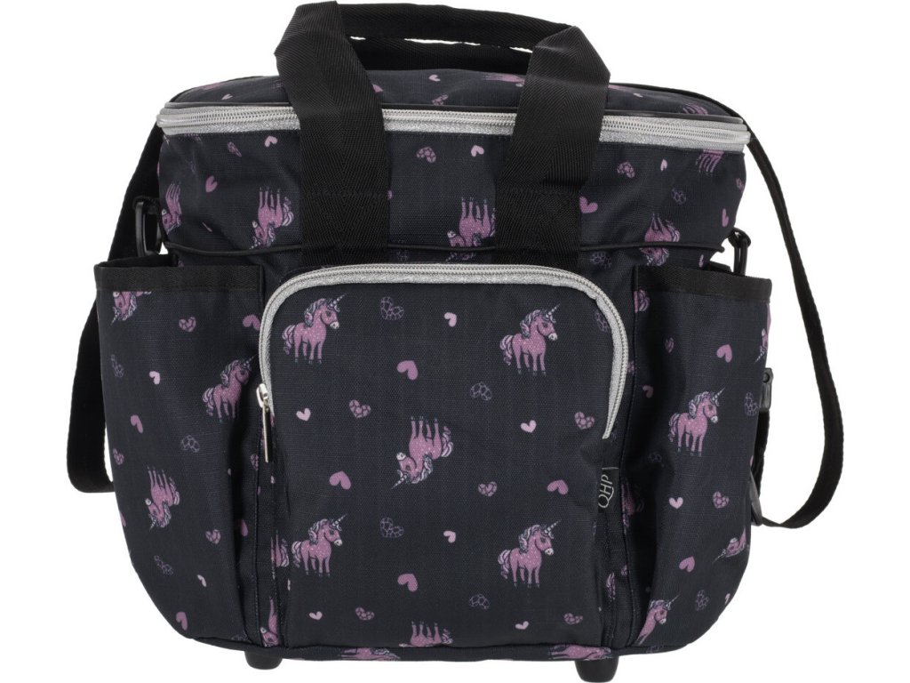 Taška na čistenie Lize QHP, black/violet