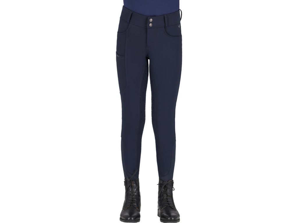 Rajtky softshellové Lymee QHP, s gripom, zimné, detské, navy