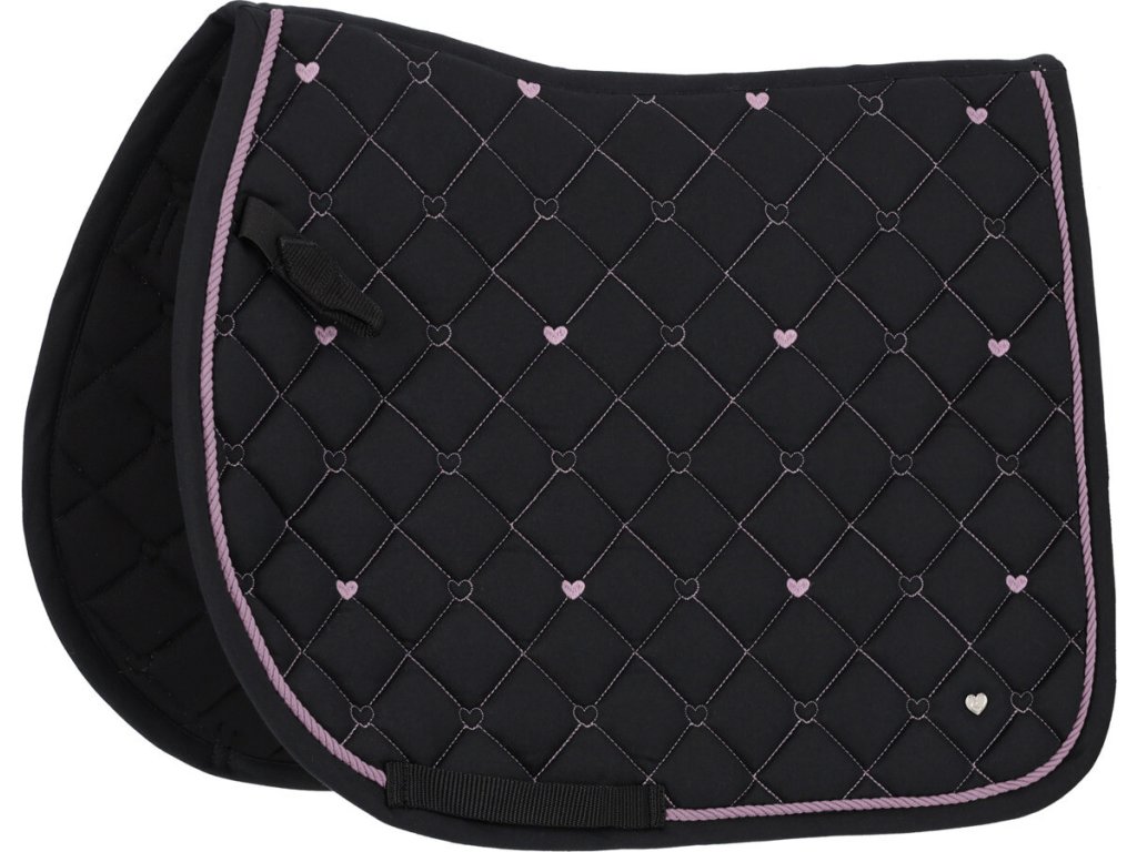 Dečka podsedlová Lize QHP, všestranná, black/violet