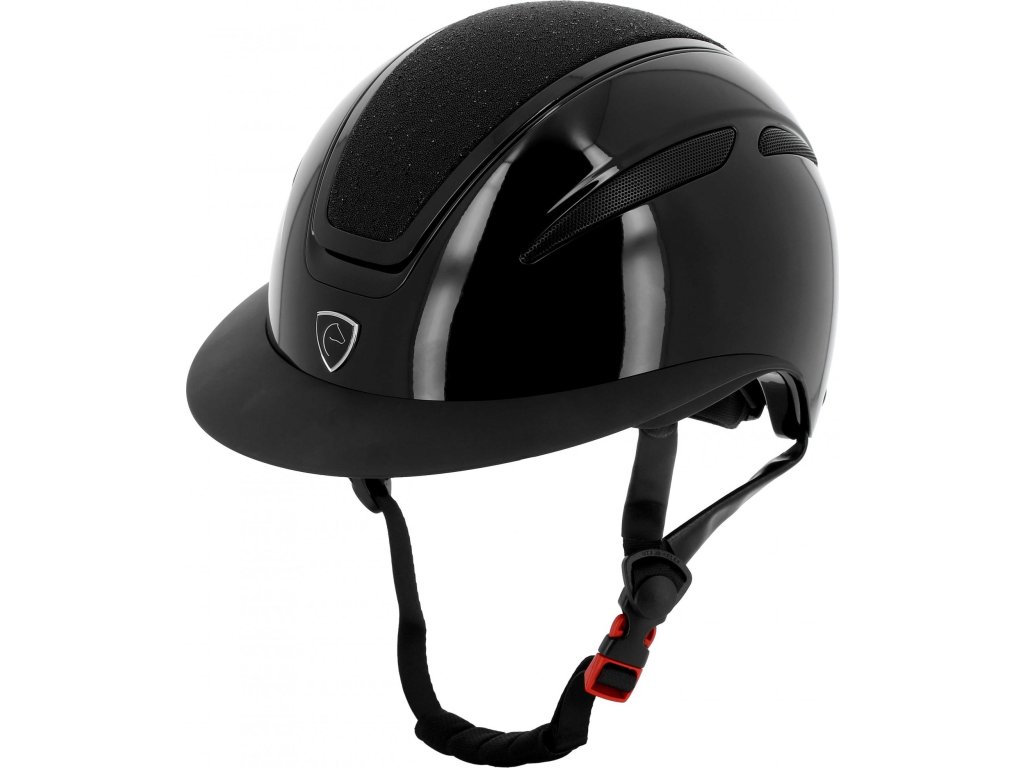 Prilba jazdecká Agris Equithème, glossy celastial black