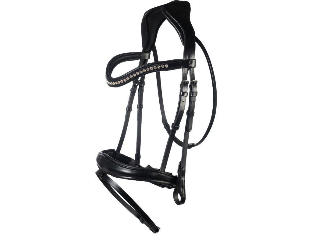 Uzdečka Arezzo Lauria Garrelli, čierna