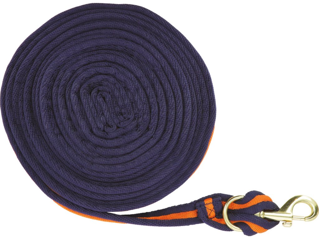 Lonž Norton, 8 m, navy/orange