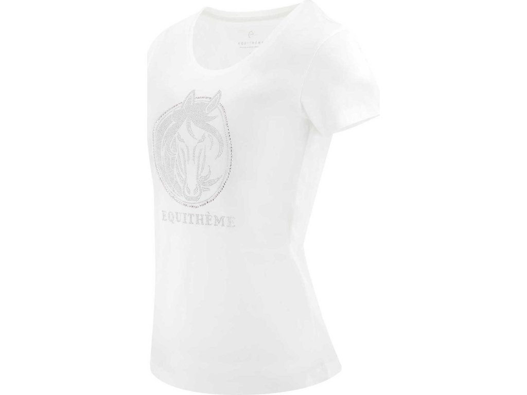 Tričko Magali Equithème, dámske, biele