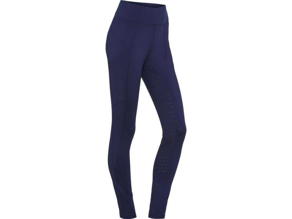 Legíny jazdecké Vanda Equipage, s gripom, zimné, dámske, navy