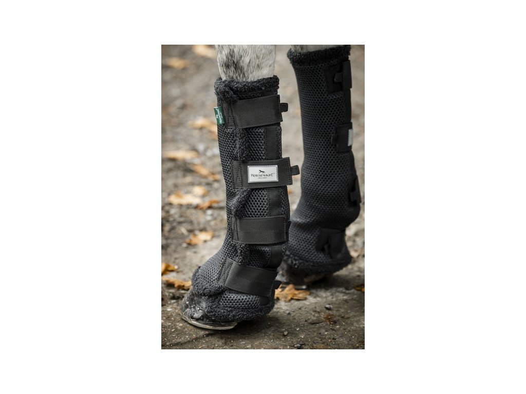 Chrániče Show Ready Horseware, pár, black/black & silver