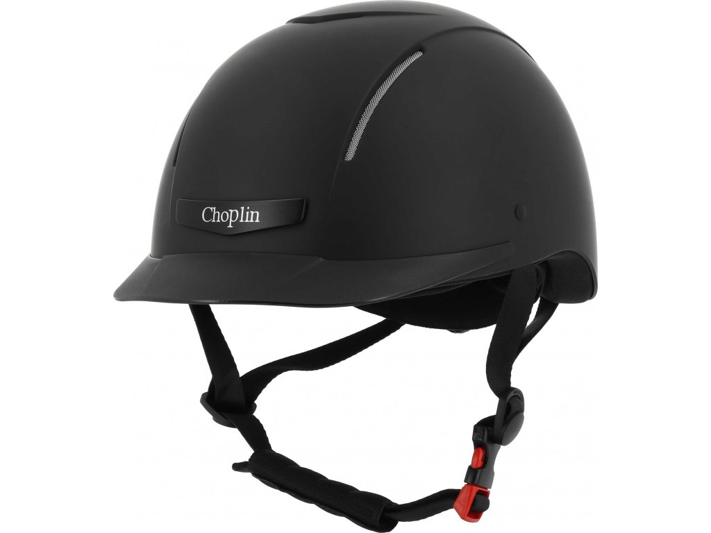 Prilba jazdecká Plume Choplin, matt black
