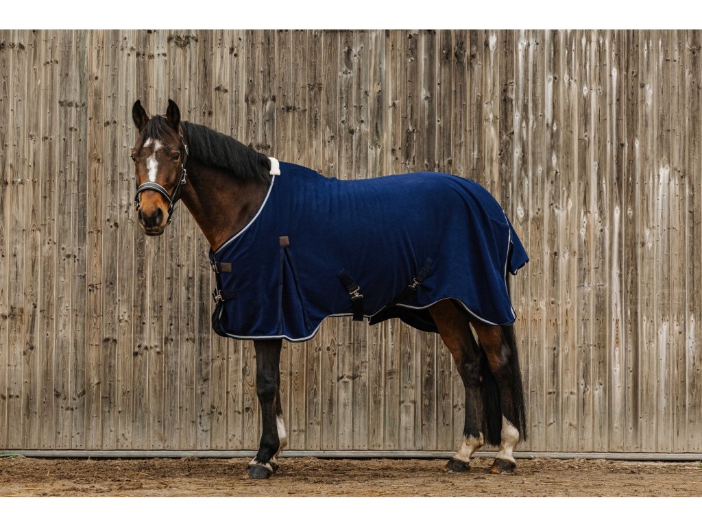 Deka odpocovacia Vague Equithème, navy