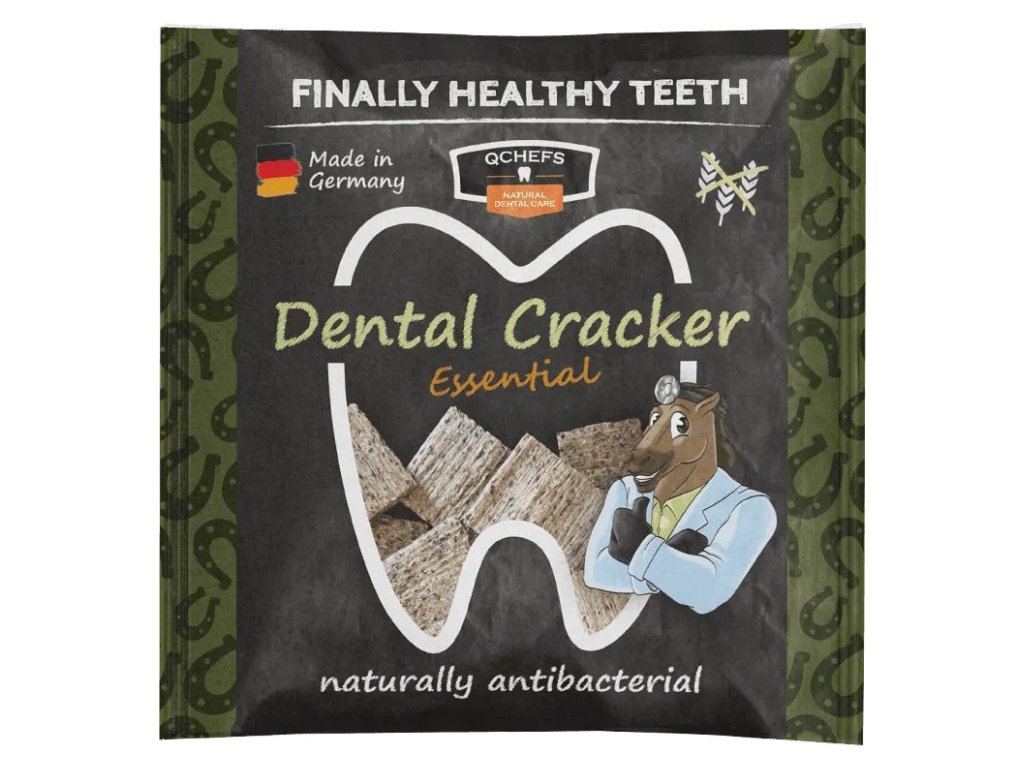 Krekry pre kone Esential Q-Chefs, dentálne, 63 g
