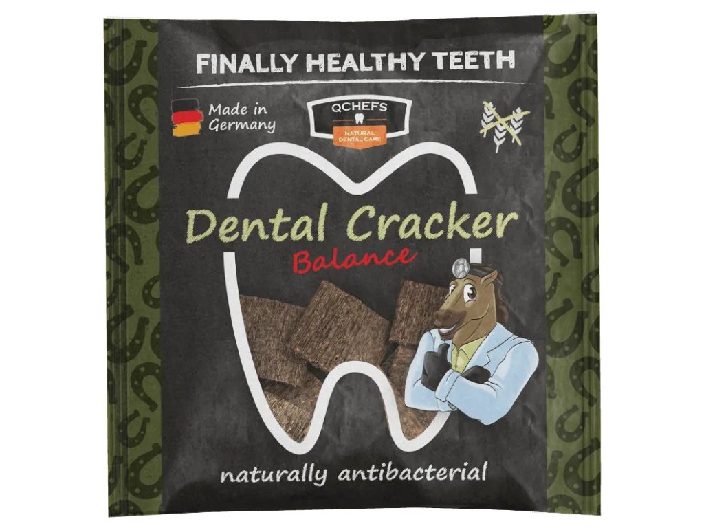 Krekry pre kone Balance Q-Chefs, dentálne, 63 g