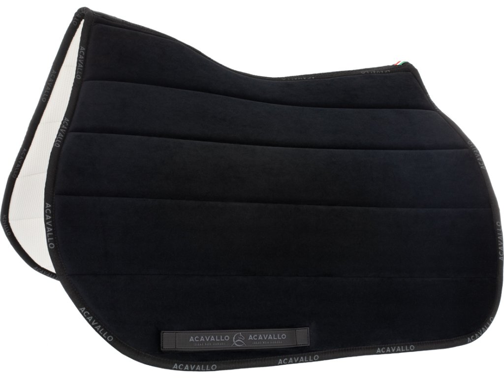 Dečka podsedlová Quilted Louvre Square Acavallo, skoková, čierna