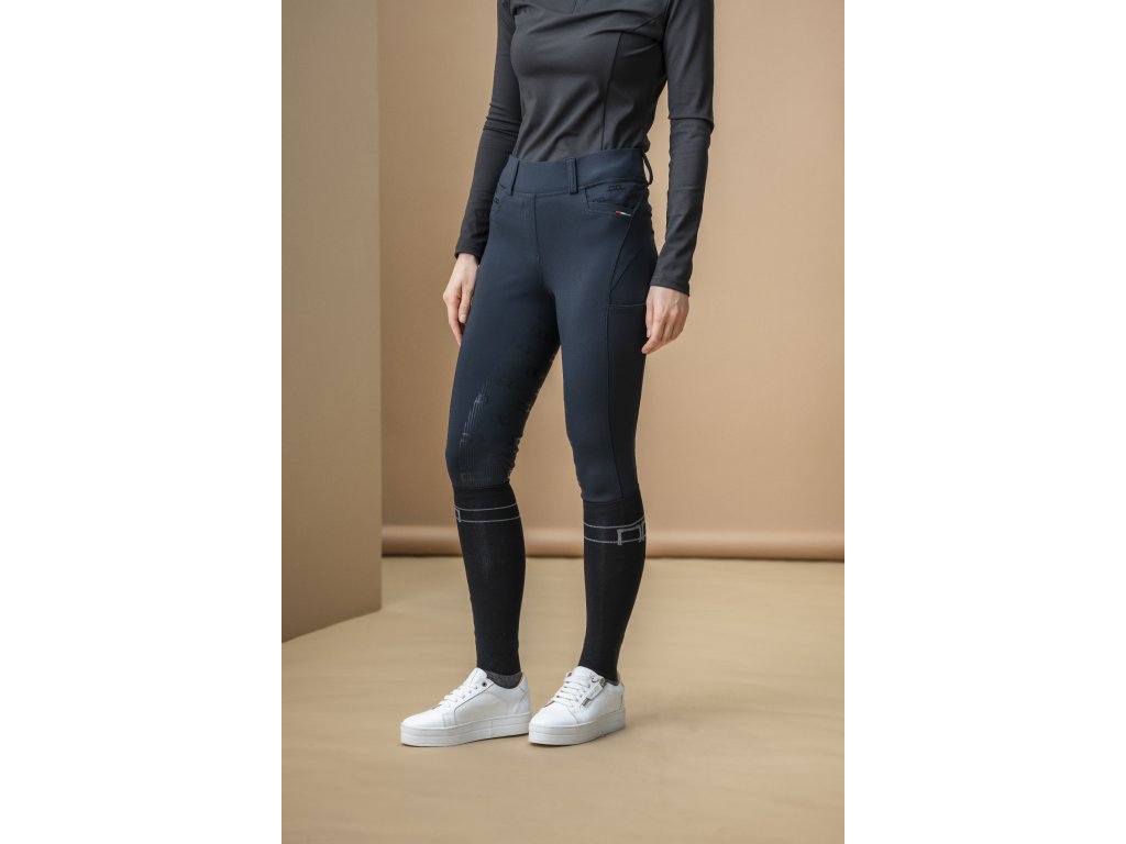 Rajtky jazdecké Fina AA, s gripom, dámske, core black