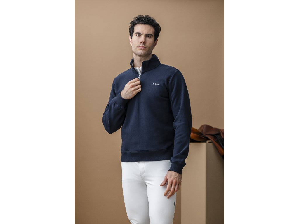 Mikina Gabriel Quarter AA, pánska, core navy