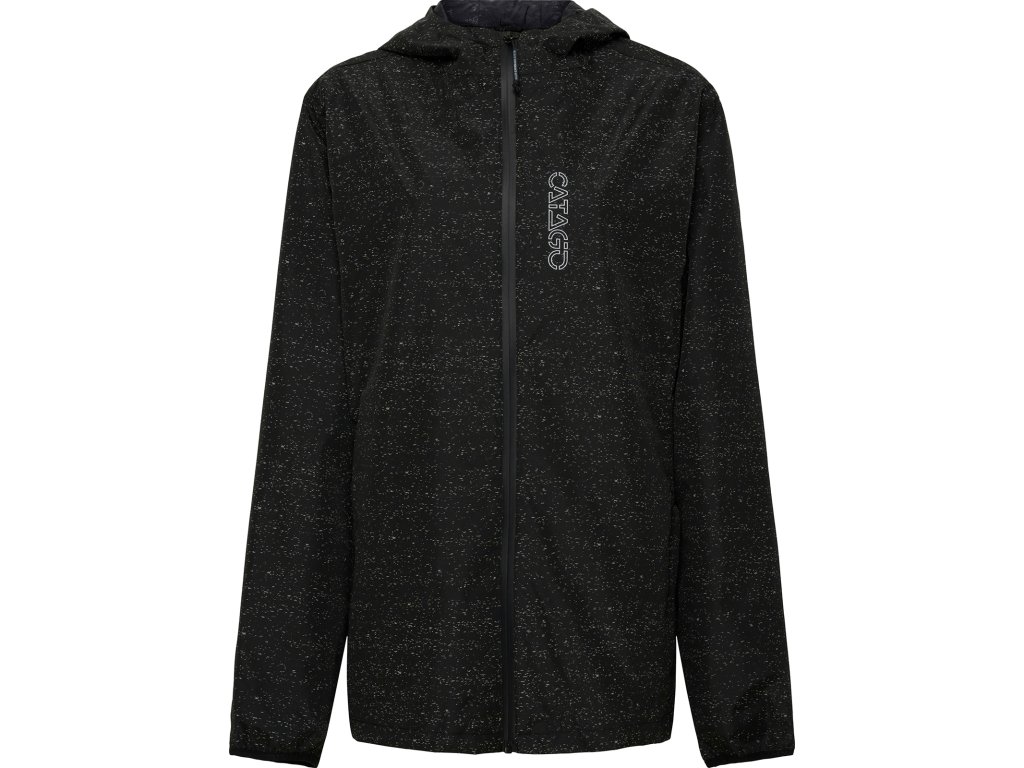 Bunda Trainer CATAGO, reflexná, unisex, čierna